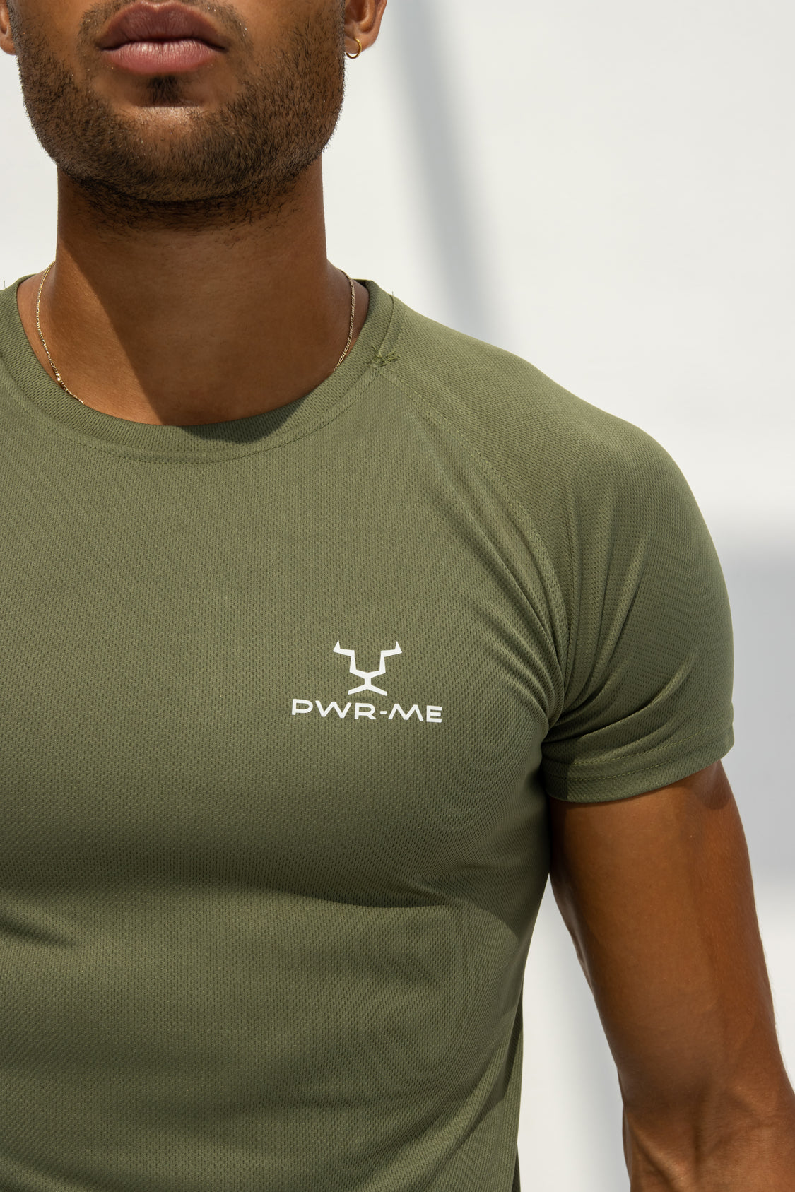 Men's Green Short Sleeve Gym Shirts
