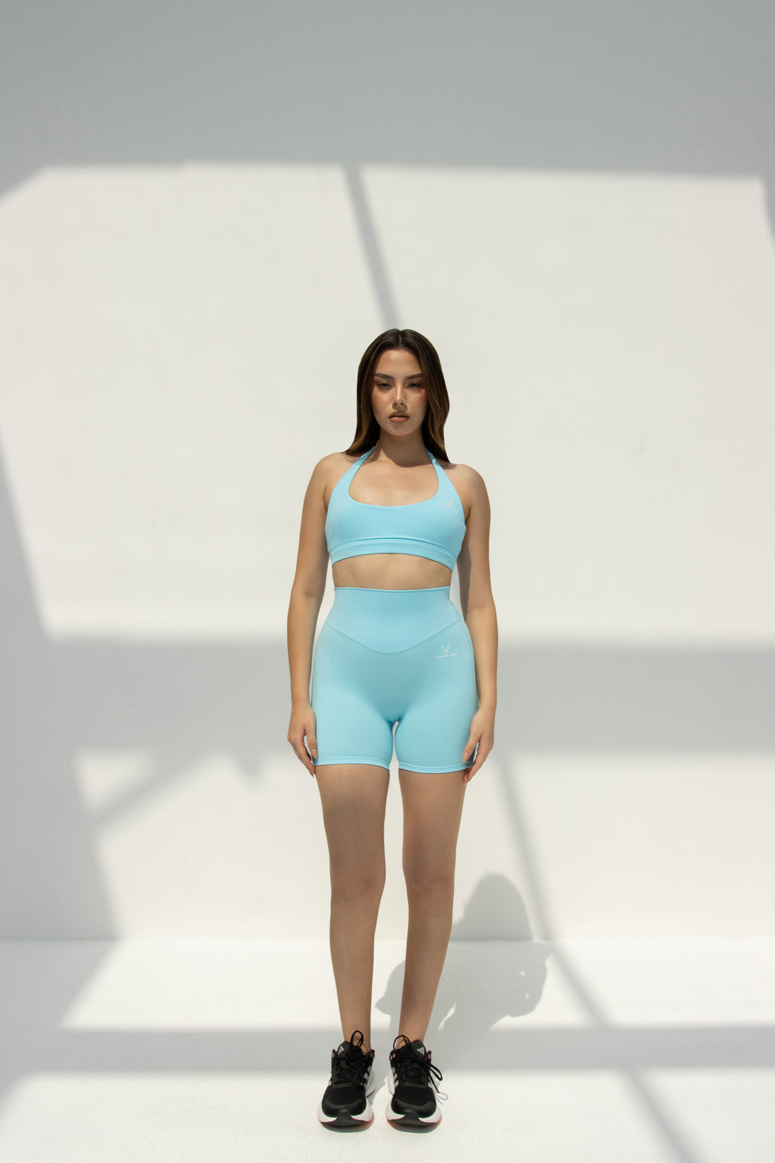 Trendy Women's Gym Sets - Sky Blue