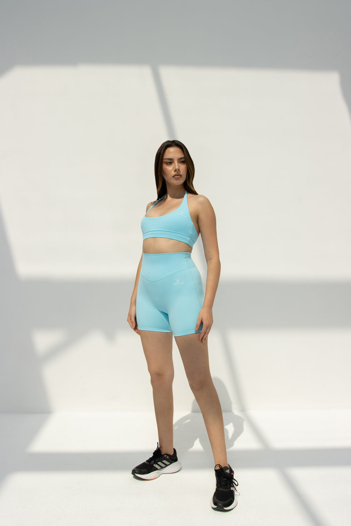Trendy Women's Gym Sets - Sky Blue